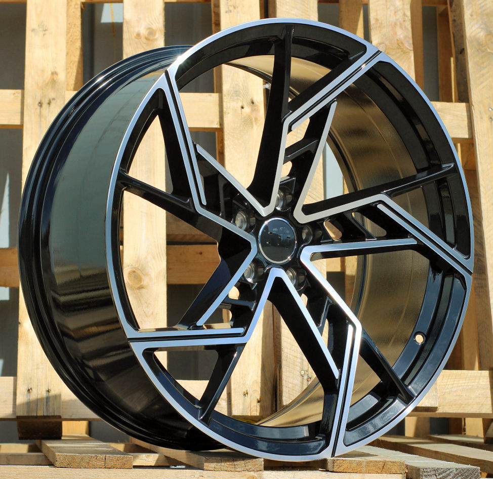 Diski R21 5x112 J9 ET32 RACINGLINE I5611 AUDI Black Polished