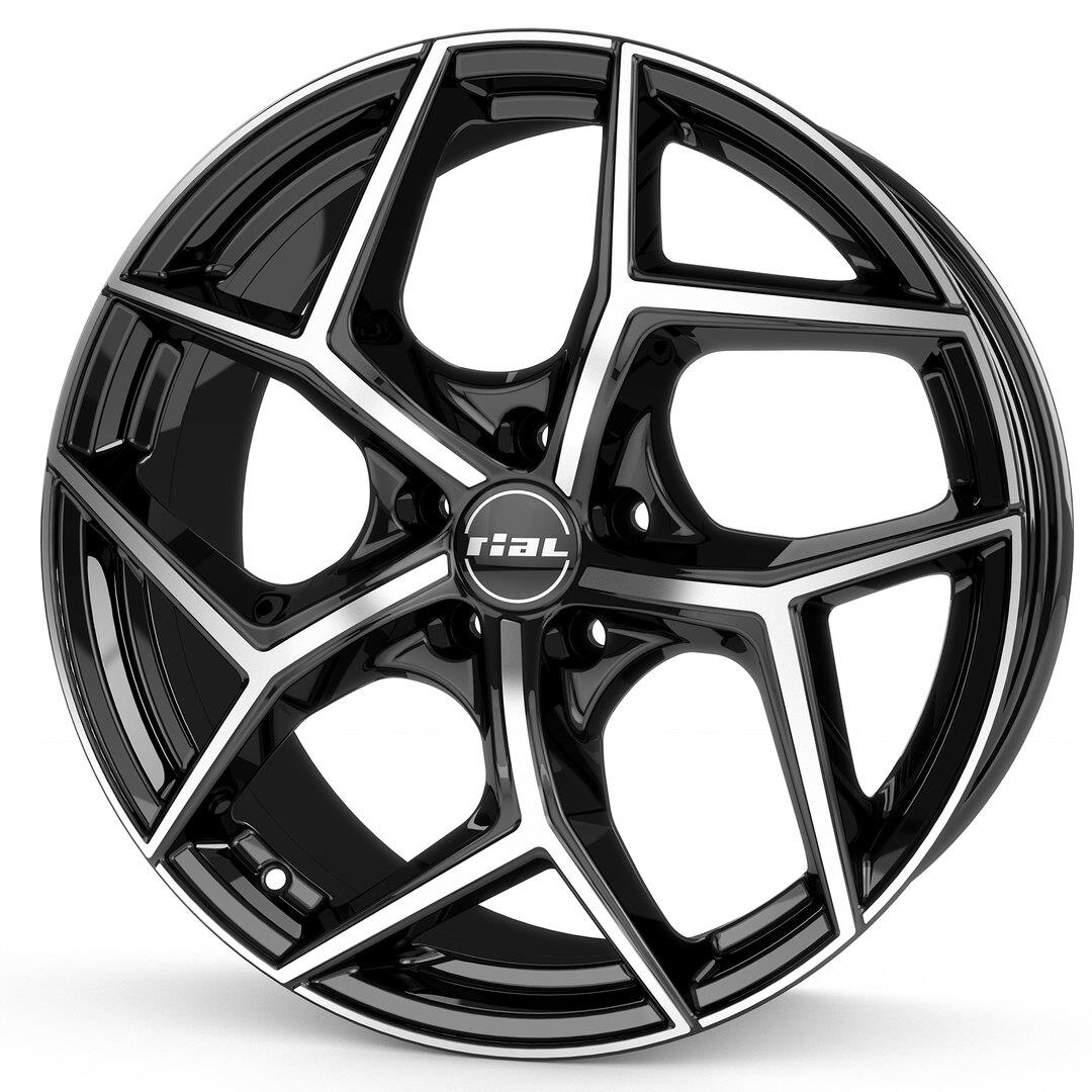 Diski R19 5x108 J8 ET45 Rial Salento diamond-black frontpolished