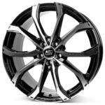 Diski R17 5×120 J7.5 ET50 MSW 48 Gloss Black Full Polished