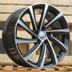 Diski R18 5×112 J8 ET45 RACINGLINE D2403 SKODA Black Polished