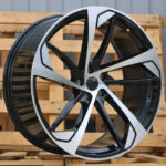 Diski R17 5×112 J7.5 ET40 RACINGLINE XE139 AUDI Black Polished