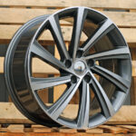 Diski R18 5×112 J8 ET45 RACINGLINE D2403 SKODA Grey Polished