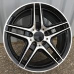 Diski R17 5×112 J7.5 ET45 RACINGLINE SSA02 MERCEDES Black Polished