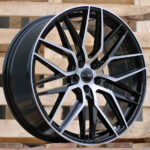 Diski R18 5×112 J8 ET40 HAXER HX035 Black Polished