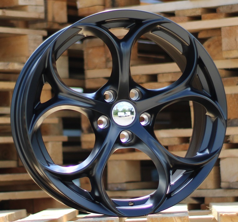 Diski R18 5x110 J8 ET33 RACINGLINE L1664 ALFA Black Half Matt