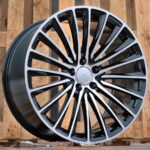 Diski R20 5×112 J8.5 ET34.5 RACINGLINE Y5909B MERCEDES Black Polished (Rear+Front)