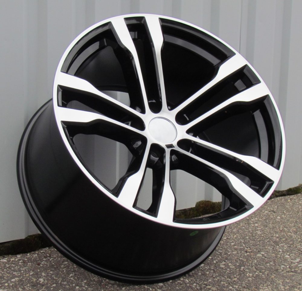 Diski R20 5x120 J11 ET37 RACINGLINE BK924 BMW Black Polished (Rear+Front)