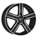 Diski R18 5×120 J7.5 ET40 Dezent KG dark Black/polished