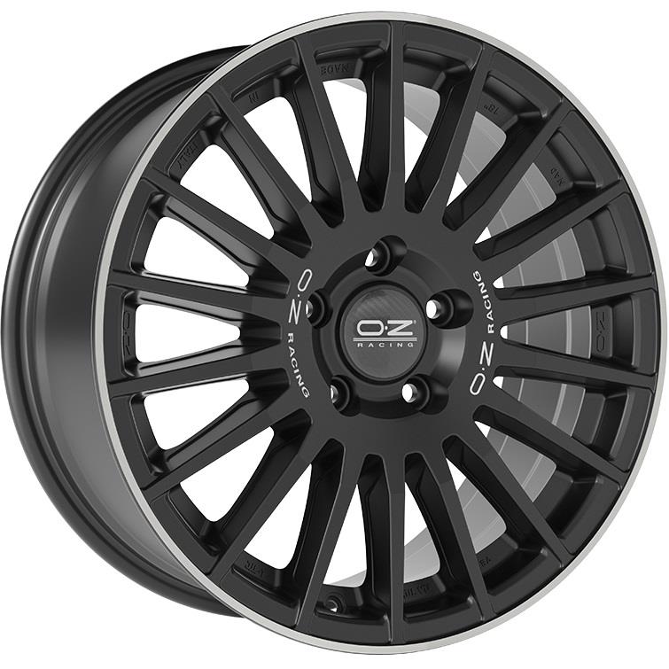 Diski R18 6x139.7 J8 ET45 OZ Racing Rally Desert Matt Black Silver Let. Diamond Lip