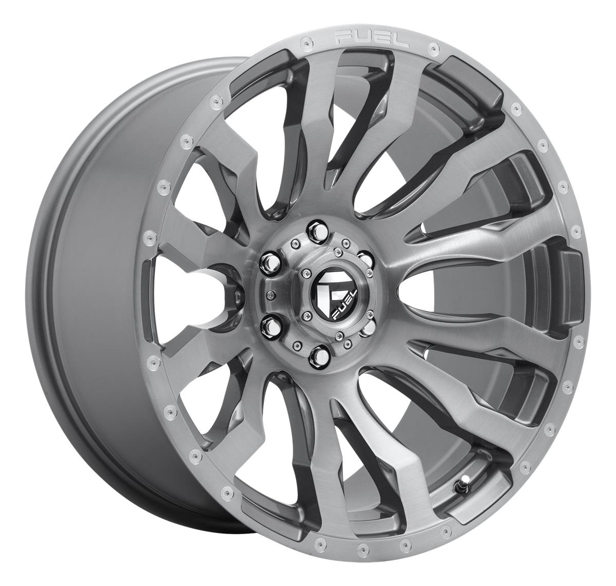 Diski R22 6x139.7 J12 ET-44 Fuel D693 Blitz Platinum