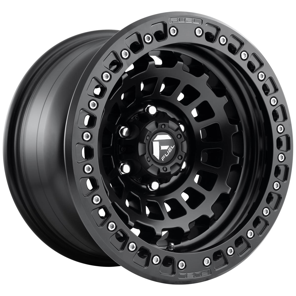 Diski R17 6x139.7 J9 ET-15 Fuel D101 Zephyr Beadlock Matte Black