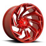 Diski R20 6×139.7 J9 ET1 Fuel D754 Reaction Candy Red Milled