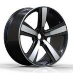 Diski R21 5×112 J9.5 ET26 RACINGLINE 3S1239 PORCHE Black Polished (Rear+Front)