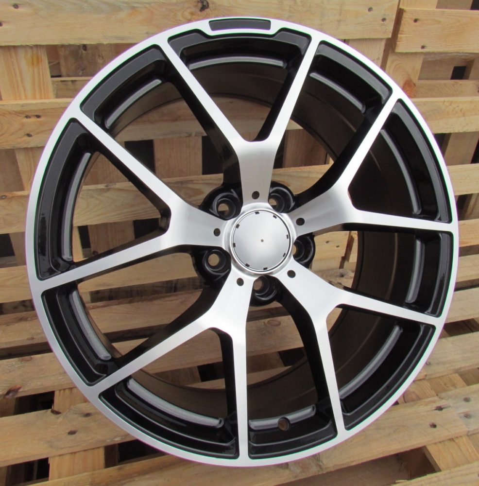 Diski R20 5x112 J8.5 ET40 RACINGLINE BK933 MERCEDES Black Polished (Rear+Front)