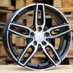 Diski R17 5×112 J7.5 ET45 RACINGLINE B5434 MERCEDES Black Polished