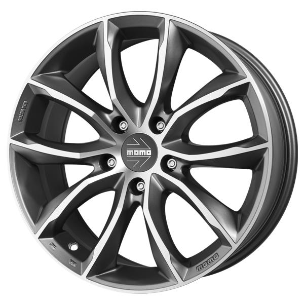 Diski R18 5x120 J8 ET30 Momo Screamjet Evo Matt Anthracite Polished