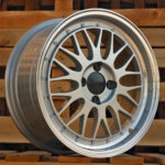 Diski R15 4×100 J6.5 ET35 RACINGLINE A1025 Silver +Polished Lip