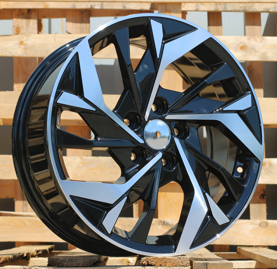 Diski R17 5x114.3 J7 ET43 RACINGLINE B1953 HYUNDAI Black Polished