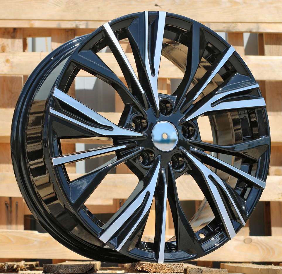 Diski R17 5x114.3 J7 ET35 RACINGLINE FE224 NISSAN Black Polished