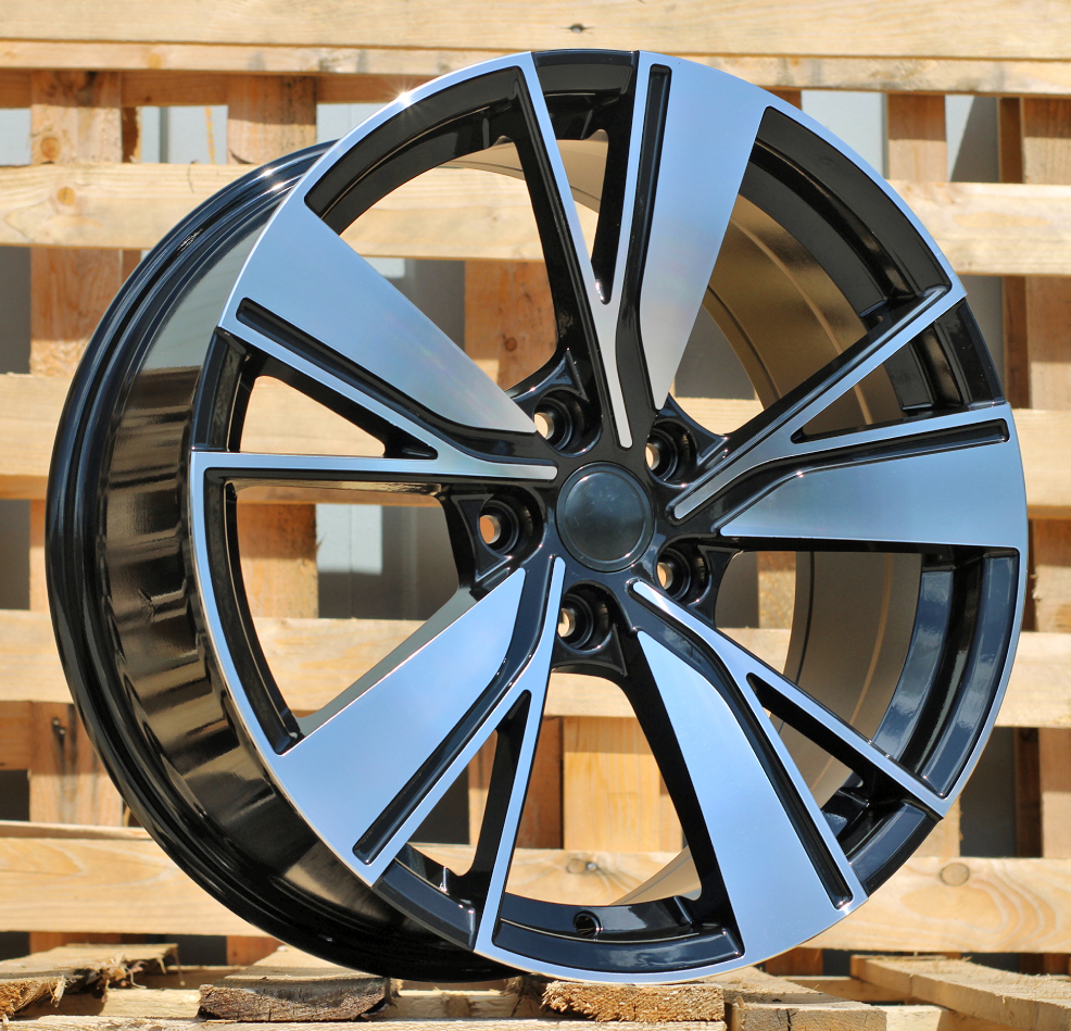 Diski R18 5x112 J8 ET45 RACINGLINE B1988 VW Black Polished