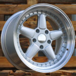 Diski R17 5×120 J7.5 ET30 RACINGLINE 7961F BMW Silver +Polished Lip (Rear+Front)