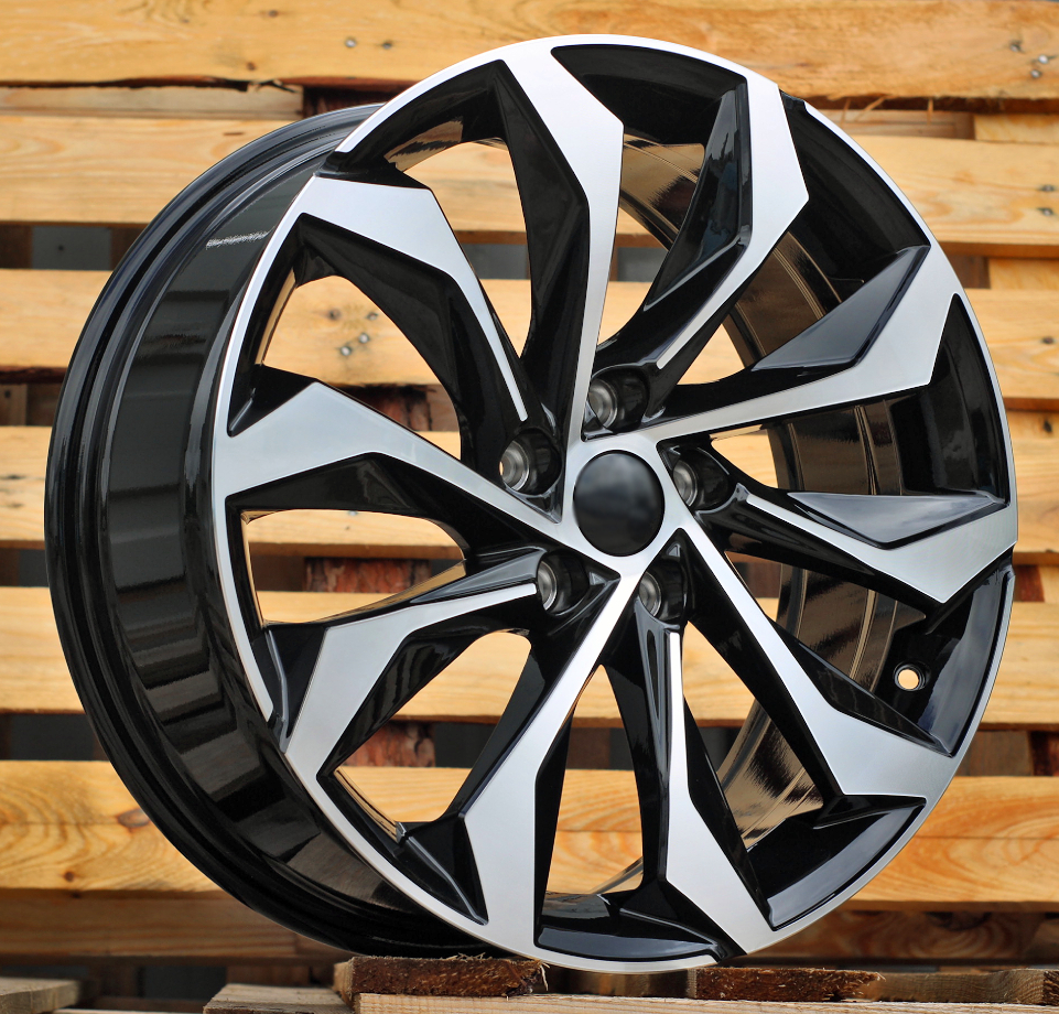 Diski R18 5x112 J7.5 ET40 RACINGLINE I1139 SKODA Black Polished