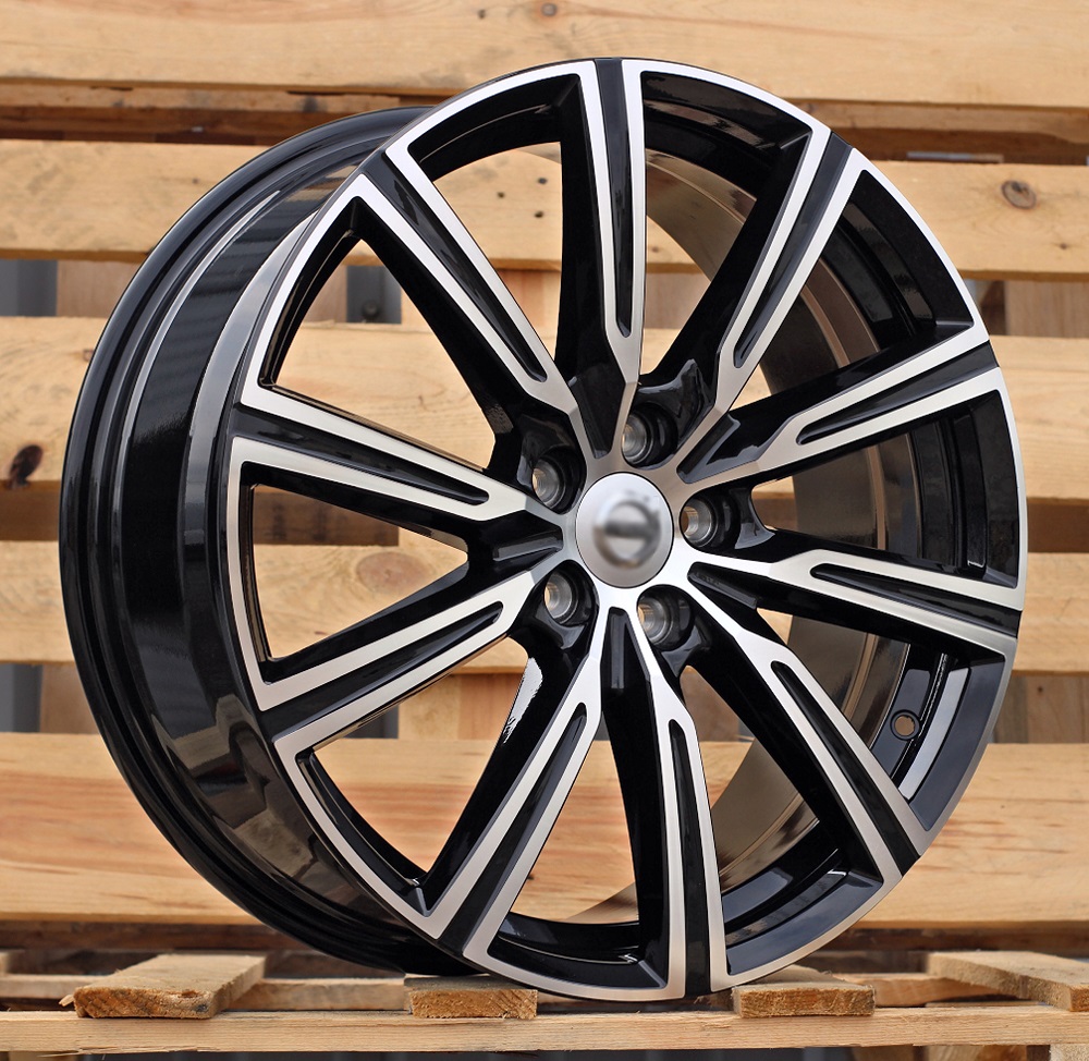 DISKI F0084 Volvo 5×108 R19 J7.5 ET51 Black Polished