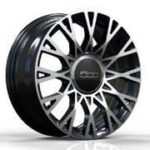 Diski R16 4×98 J6.5 ET35 RACINGLINE Y1283 FIAT Black Polished