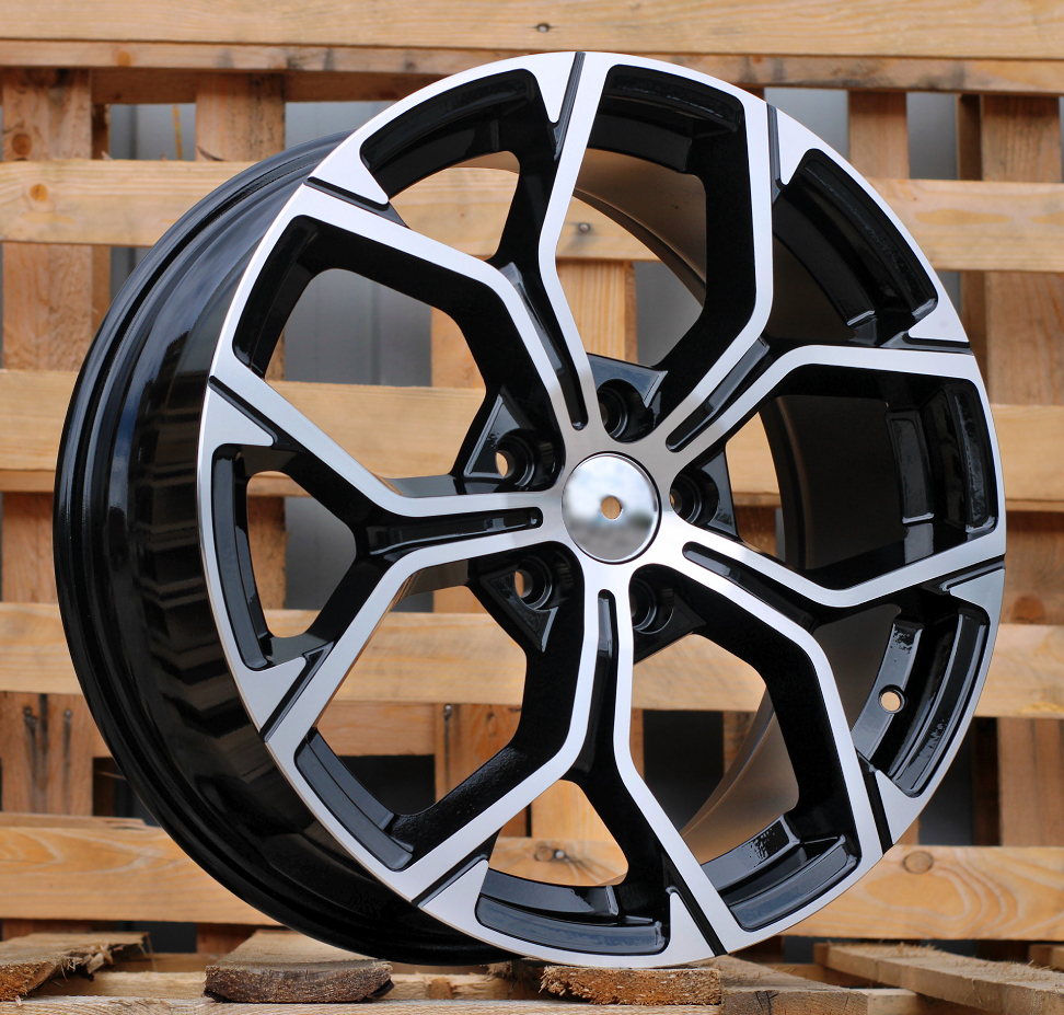 Diski R18 5x112 J7.5 ET51 RACINGLINE A056 BMW Black Polished