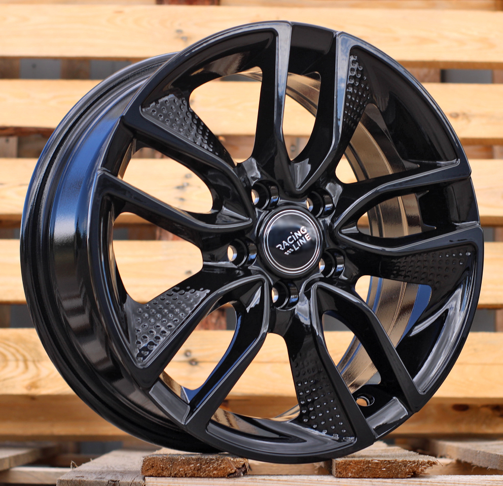 Diski R15 5x100 J6.5 ET40 RACINGLINE B5087 Black