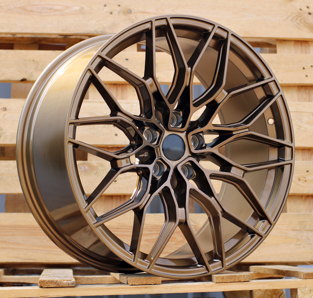 Diski R20 5x120 J9.5 ET38 RACINGLINE IN292 BMW Yellow Coffe (Rear+Front)