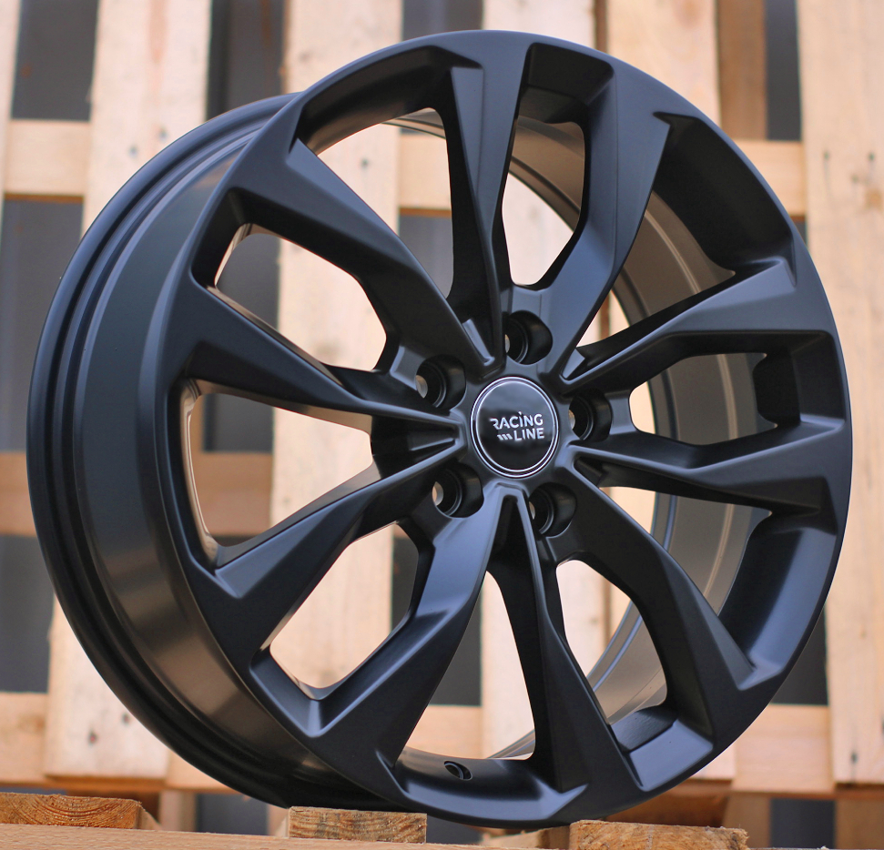 Diski R16 5x112 J6.5 ET45 RACINGLINE Y1144 Black Half Matt
