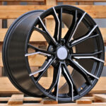 Diski R19 5×112 J9.5 ET38 RACINGLINE A5385 BMW Black Half Matt (Rear+Front)
