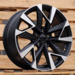 Diski R18 5×112 J8 ET40 CUPRA YF0443 Black Polished Half Matt