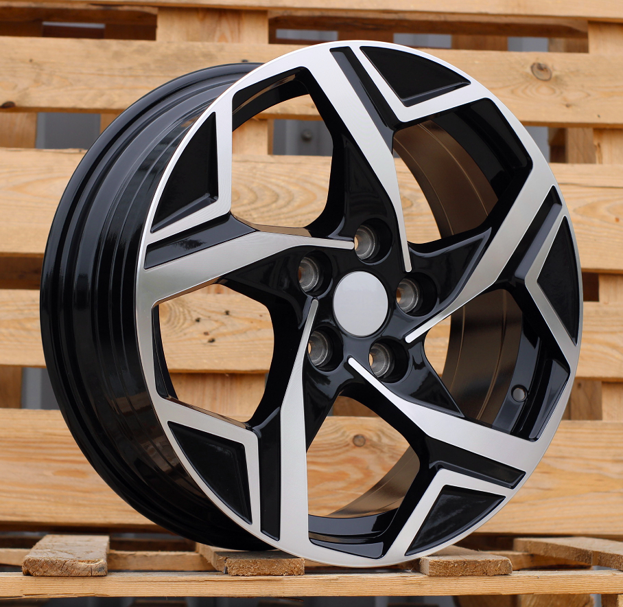 Diski R17 5x114.3 J7 ET43.5 RACINGLINE YF5700 KIA Black Polished