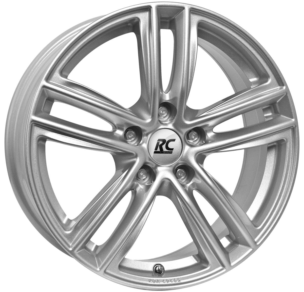 Diski R17 5x110 J7.5 ET31 RC Design RC27 Kristallsilber (KS)