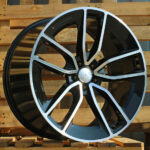 Diski R22 5×112 J10 ET56 RACINGLINE B5949 MERCEDES Black Polished (Rear+Front)
