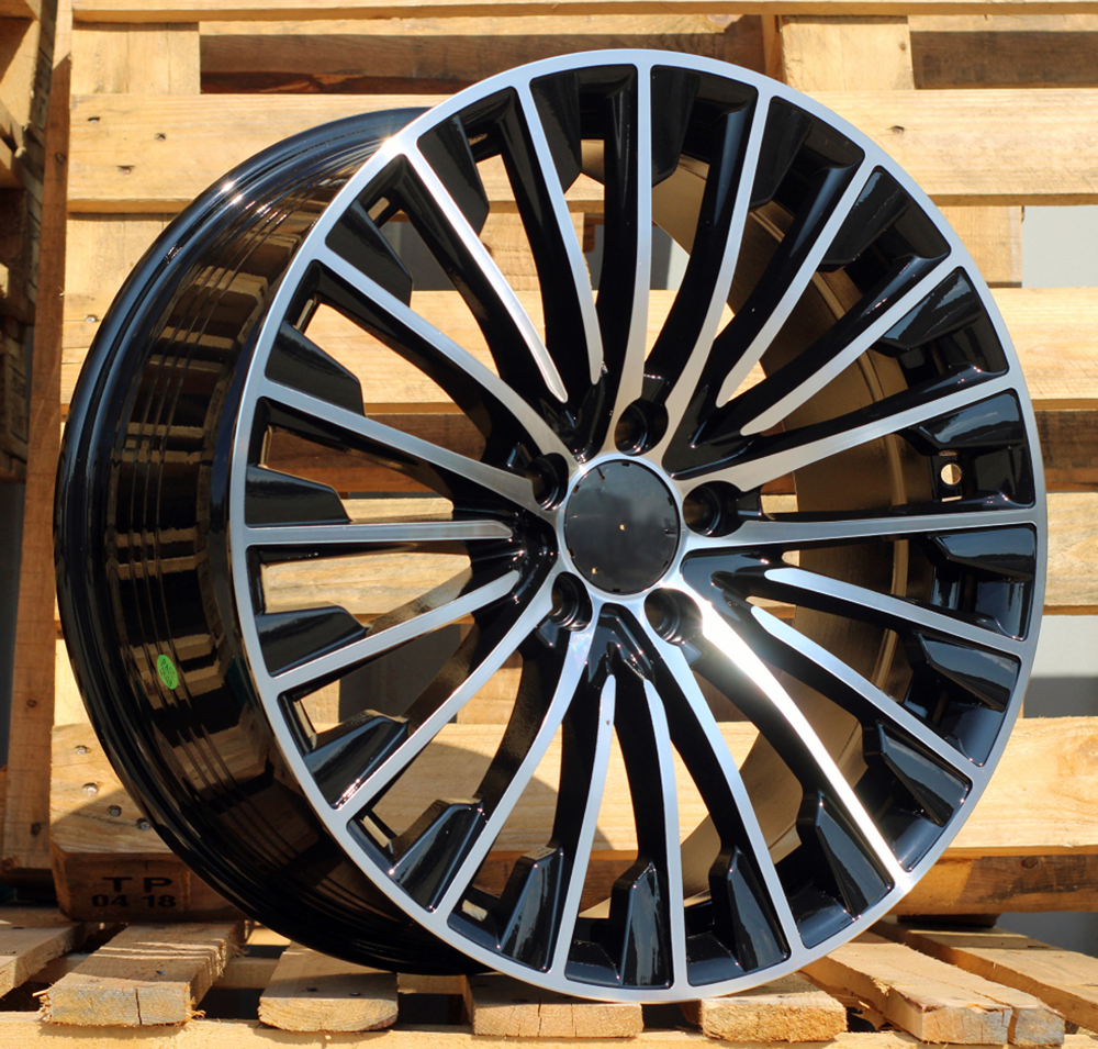 Diski R20 5x112 J9.5 ET51 RACINGLINE FBX132 MERCEDES Black Polished (Rear+Front)