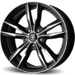 Diski R16 5×100 J6.5 ET40 Reds Fast Matt Black polished