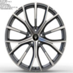 Diski R21 5×114.3 J9 ET35 MASER FB1573 Grey Polished Matt (Rear+Front)