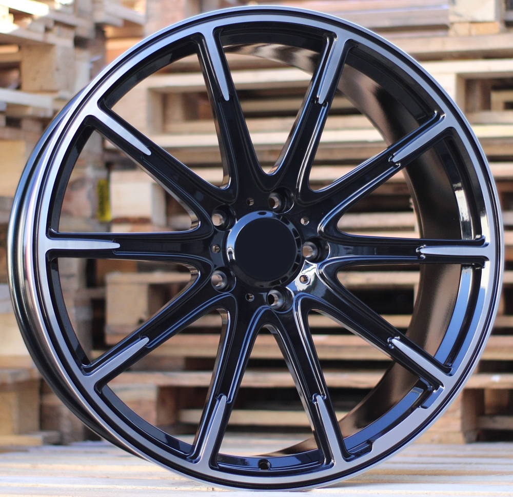 Diski R22 5x130 J10 ET30 RACINGLINE FMB23 MERCEDES Black Polished