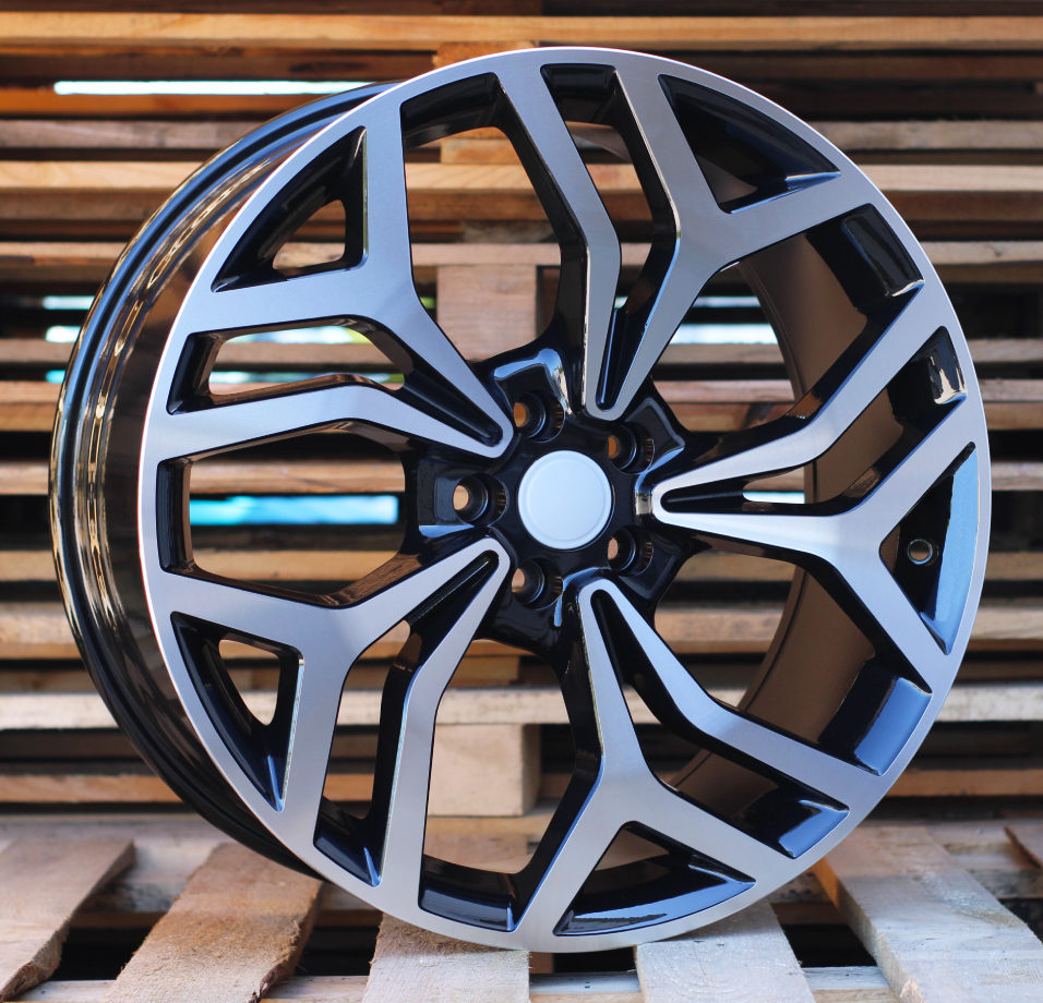 Diski R20 5x108 J8 ET40 RACINGLINE D1419 LANDROVER Black Polished