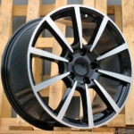 Diski R20 5×130 J8.5 ET50 RACINGLINE 1067 PORCHE Black Polished (Rear+Front)