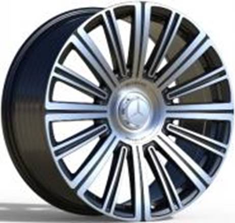 Diski R23 5x112 J10 ET45 RACINGLINE FB0620P MERCEDES Black Polished (Rear+Front)
