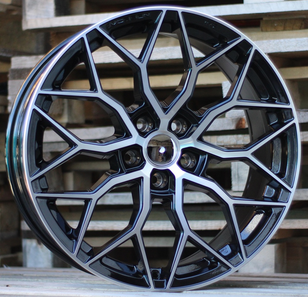 Diski R19 5x108 J8.5 ET40 RACINGLINE H4101 Black Polished