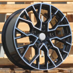Diski R18 5×160 J8 ET48 RACINGLINE I5658 FORD Black Polished