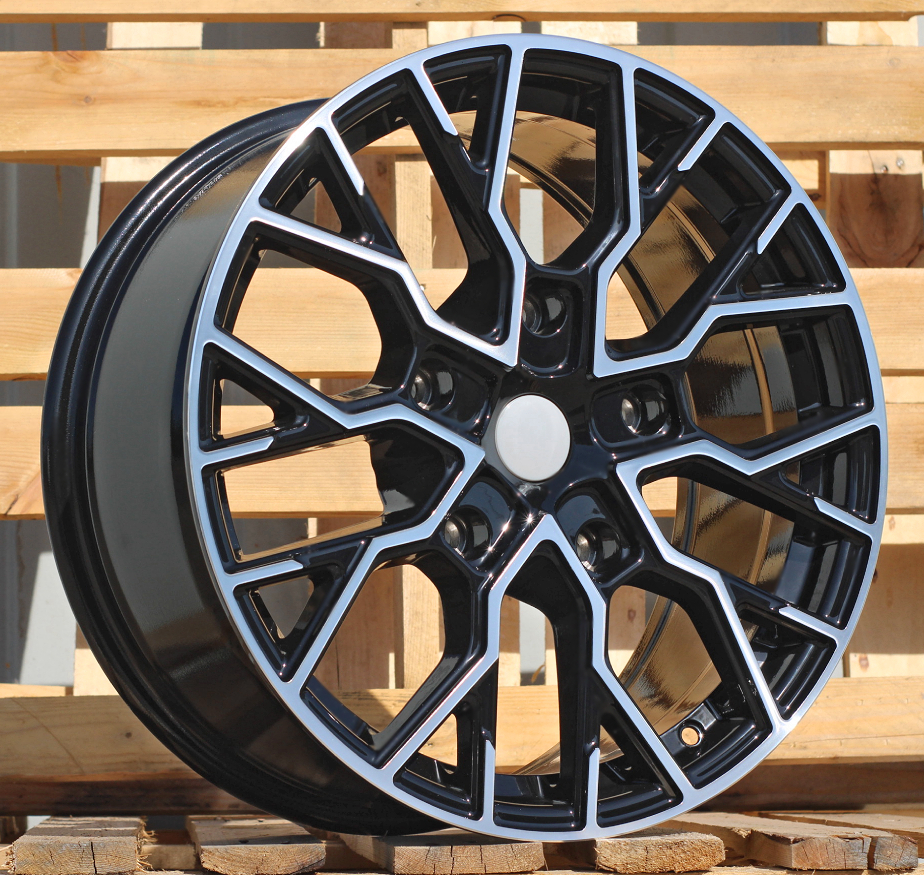Diski R18 5x160 J8 ET48 RACINGLINE I5658 FORD Black Polished