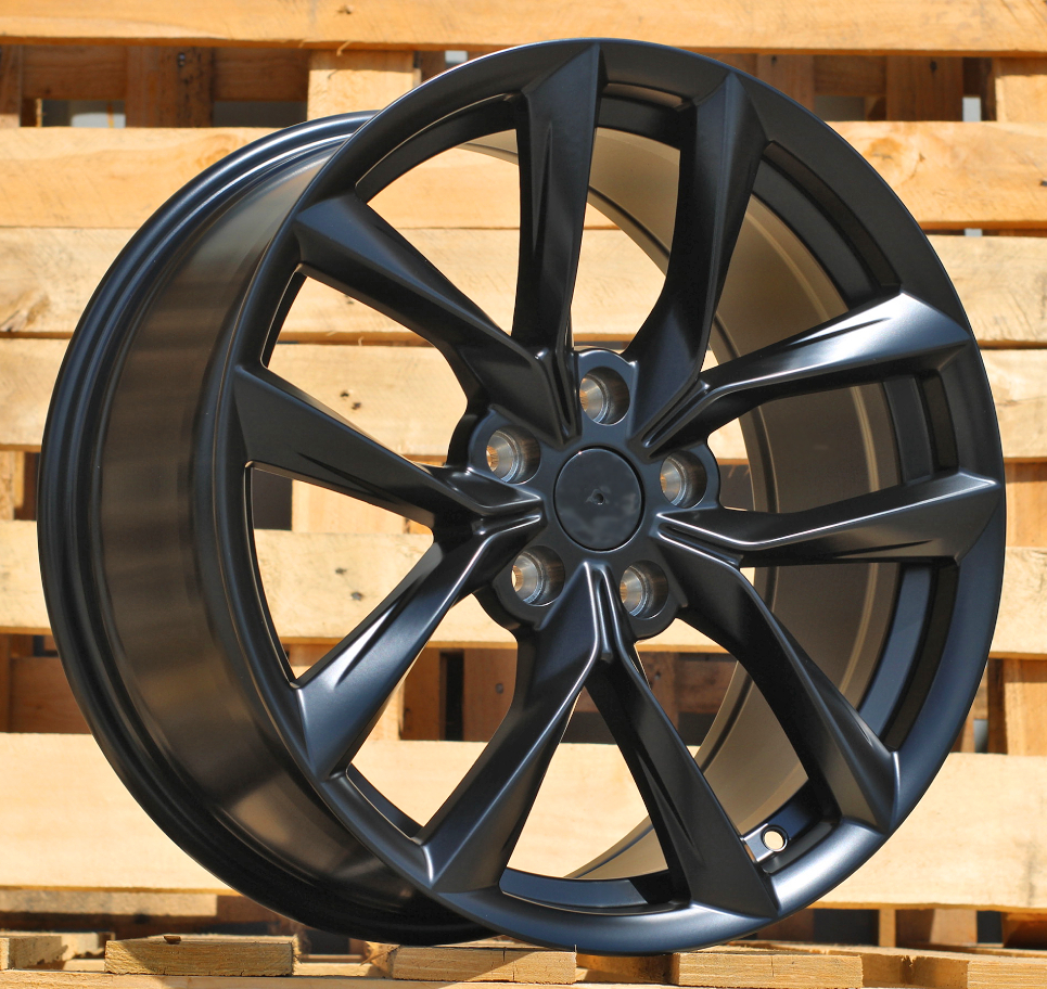 Diski R18 5x114.3 J8.5 ET40 RACINGLINE Y1168 TESLA Black Half Matt