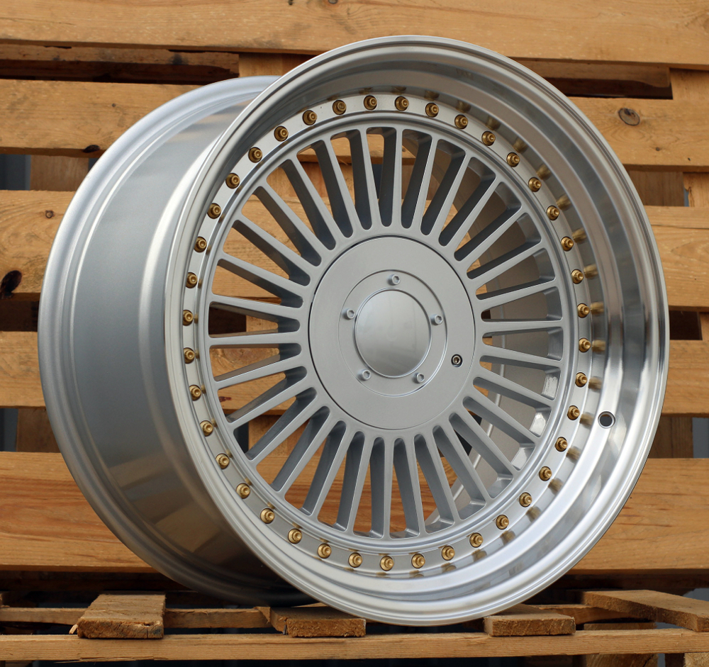 Diski R19 10x112/120 J9 ET20 RACINGLINE L2413 BMW Silver +Polished Lip (Rear+Front)