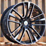 Diski R21 5×114.3 J10 ET42 MASER H1005 Black Polished (Rear+Front)